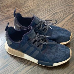 Adidas NMD Navy blue with gum sole